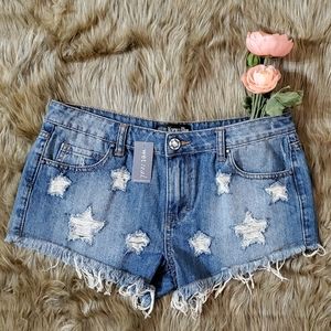 Karma Blue Jean Shorts NWT, size 9